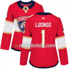 Florida Panthers Trikot Roberto Luongo 1 Adidas 2017-2018 Rot Authentic - Dame